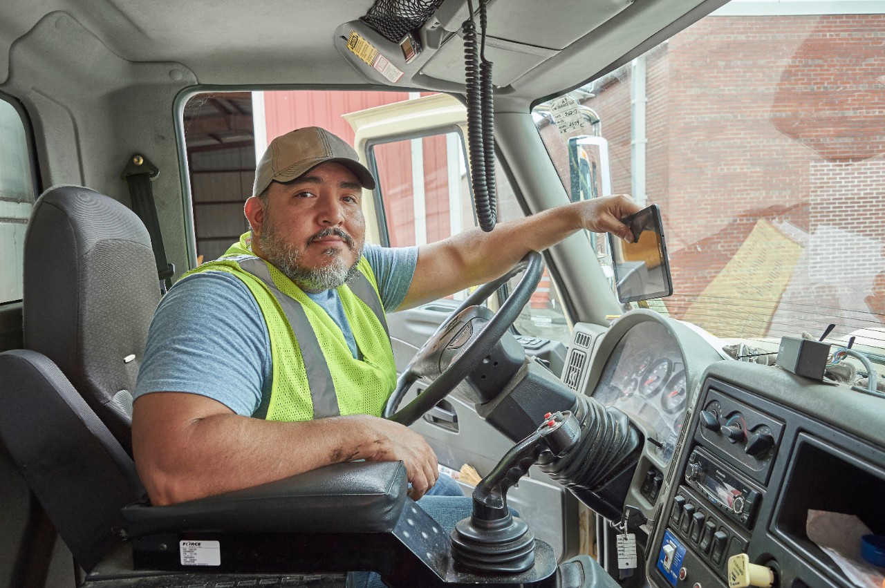 Joel Hero shot truck driver